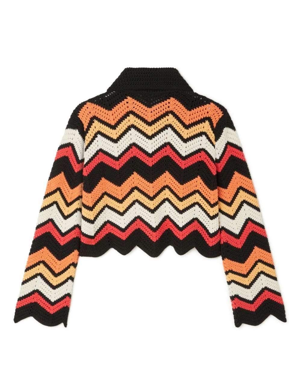 Cheap Kaleidoscopic Alanui Women jacket knitted chevron 0406